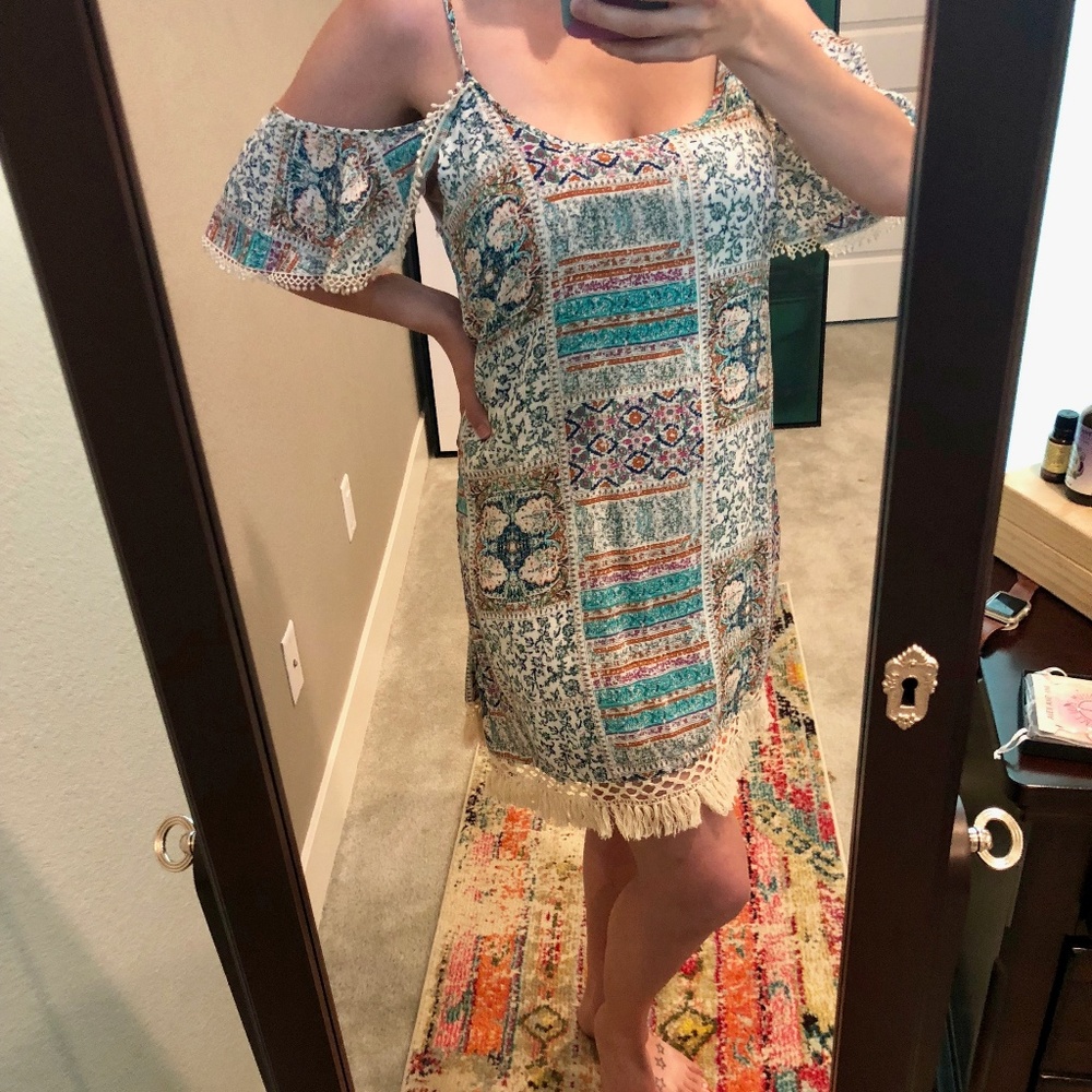 Kori America Cold Shoulder Dress